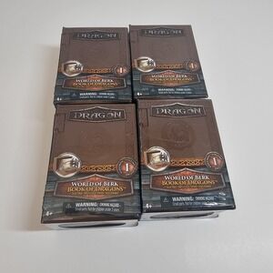 Lot Of 4: How To Train Your Dragon World of Berk Book of Dragons Blind Box Vol 1